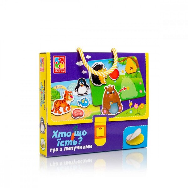 Игра с липучками VLADI TOYS VT1302-27 Кто что ест?