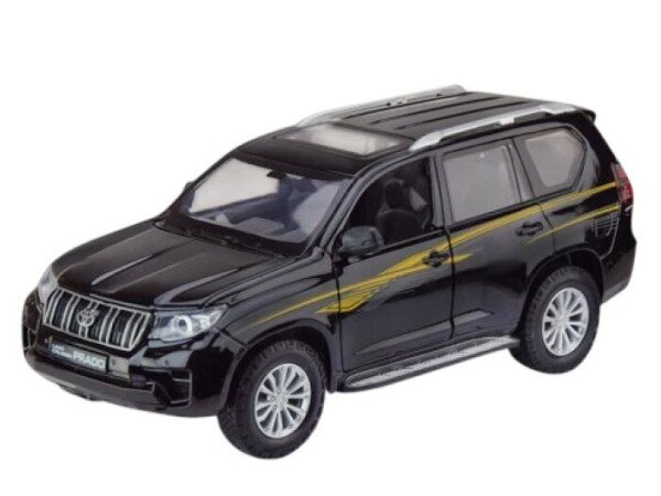Купить Игрушка Машина Land Cruiser Prado АВТОПРОМ 68270A(B) Черный Артикул: 6906231361276 Фото №1
