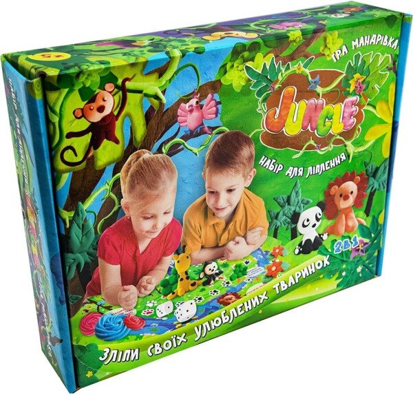 Набір для ліплення &quot;Jungle&quot; 71409 Різнокольоровий
