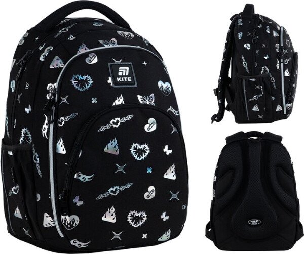 Рюкзак школьный для девочки Kite K25-905M-2 Черный