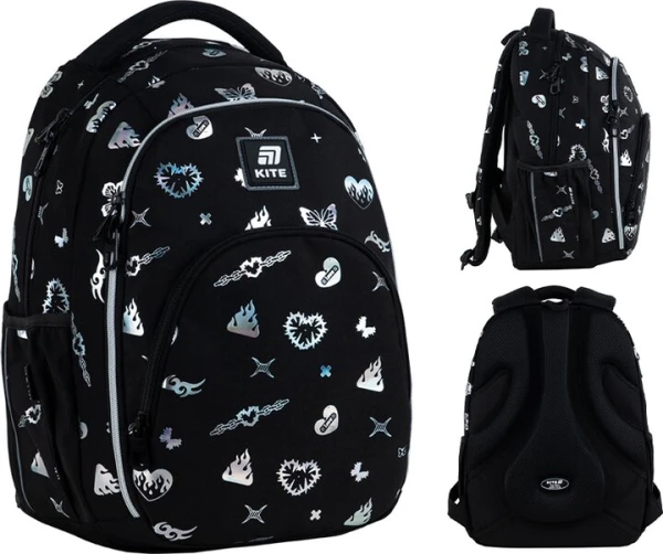 Рюкзак школьный для девочки Kite K25-905M-2 Черный