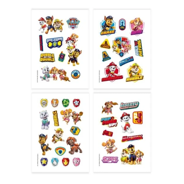 Купити Набір дитячих тимчасових татуювань "Paw Patrol" Dodo 200435 Різнокольоровий Артикул: 4823115907851 Фото №2