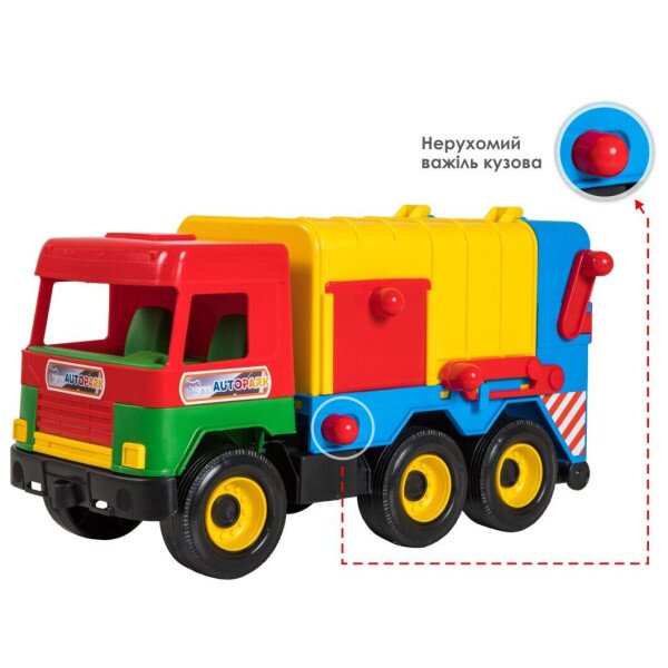 Сміттєвоз &quot;Middle truck&quot; Tigres 39224 Червоний (2000989819226)