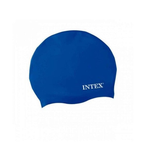 Силіконова плавальна шапочка Intex 55992 Синій