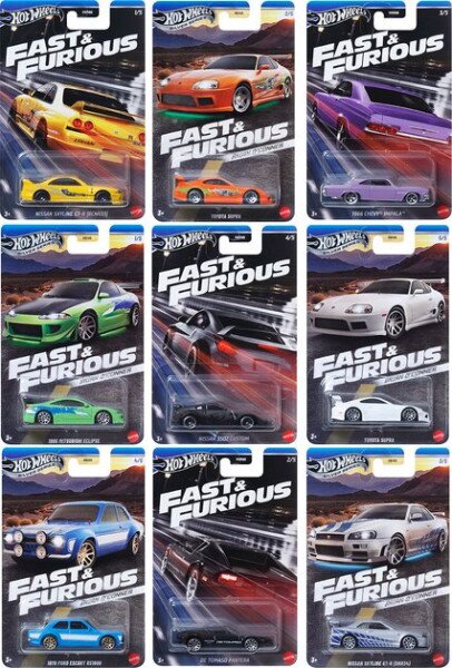 Колекційна модель машинки &quot;Форсаж&quot; Hot Wheels HNW46 Різнокольоровий
