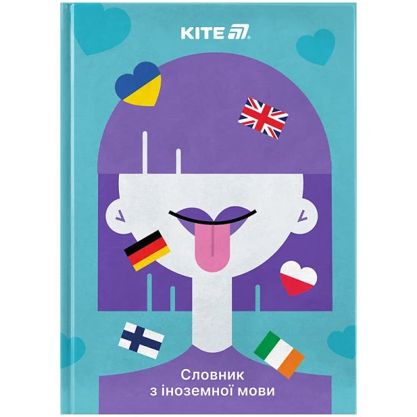 Тетрадь-словарь по иностранному языку Girl Kite K25-407-1 60 л