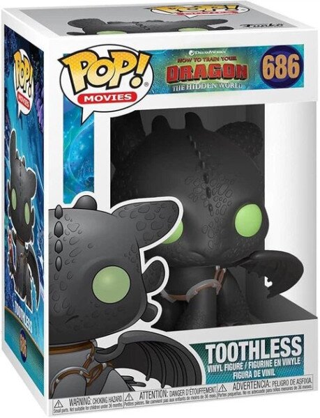 Купить Игровая фигурка FUNKO POP БЕЗЗУБИК 36355 Разноцветный Артикул: 8930006512240 Фото №1
