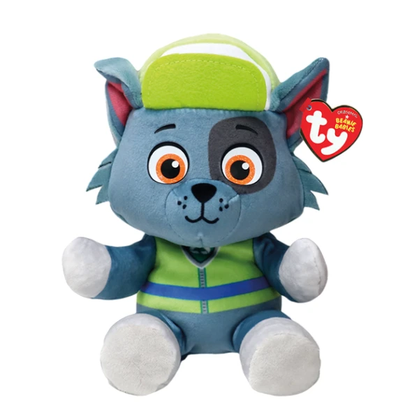 Мягкая игрушка TY Paw Patrol «Рокки» 44019 15 см Разноцветный