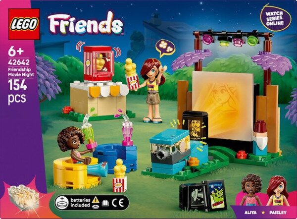 Купити Конструктор LEGO Вечір кіно з друзями 42642 154 деталі Різнокольоровий Артикул: 5702017814834 Фото №1