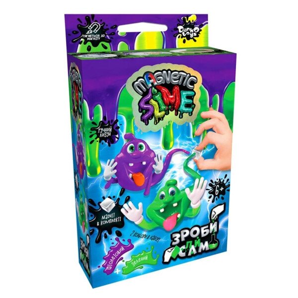 Купить Безопасное образовательное творчество для проведения опытов «Crazy Slime Magnetic» SLM-Mg-02-01U,02U Артикул: 2000989209843 Фото №3