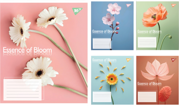 Тетрадь ученическая &quot;Essence of Bloom&quot; Yes 767716 18 л. Разноцветный