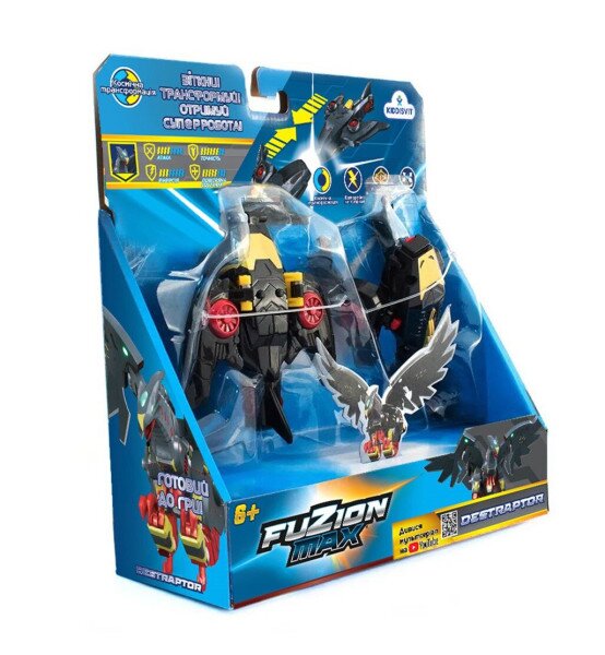 Игровой набор Fuzion Max Самолеты-трансформеры Дестраптор 54006 (6900006615243)