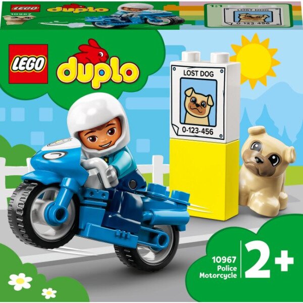 Конструктор LEGO Поліцейський мотоцикл 10967 Різнокольоровий