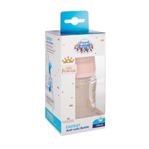 Купить Бутылочка антиколиковая Canpol babies 35/233_pin с широким отверстием 120 мл Розовый (2000904383337) Артикул: 2000904383337 Фото №2