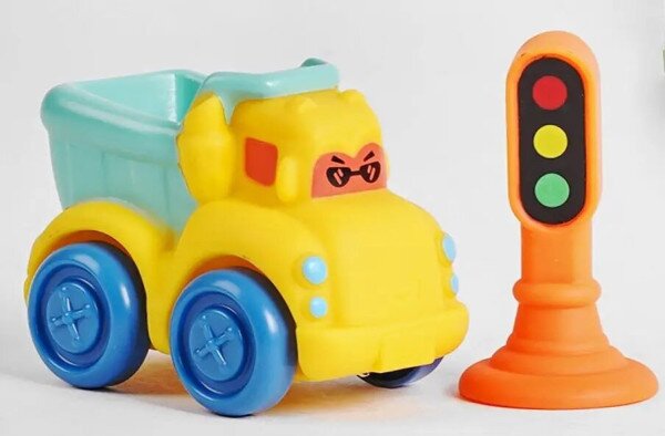 Игрушка Машинка виниловая JZD100 Желтый