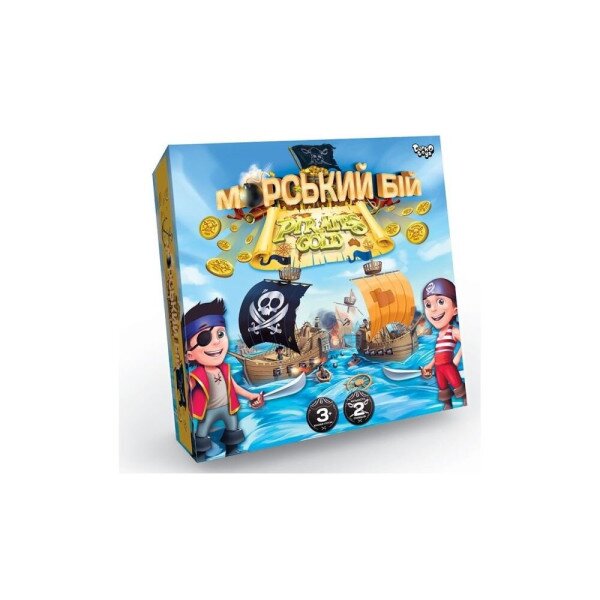 Настільна розважальна гра &quot;Морський бій. Pirates Gold&quot; G-MB-03U (2000904248650)