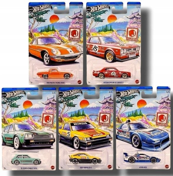Тематична машинка &quot;Японські імпортні&quot; Hot Wheels HWR57 Різнокольоровий