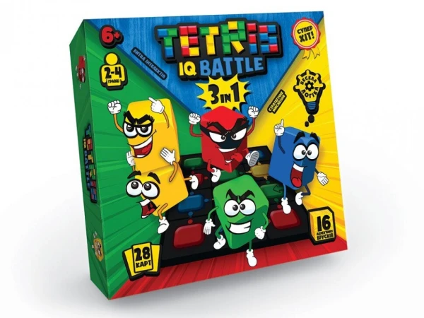 Розважальна гра &quot;Tetris IQ battle 3in1&quot; укр. (G-TIB-02U) (2000903715672)