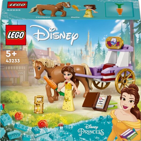 Конструктор LEGO Казкова карета Белль 43233 62 деталі Різнокольоровий