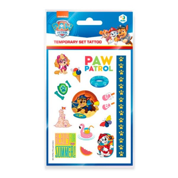 Купить Набор детских временных татуировок "Paw Patrol" Dodo 200436 Разноцветный Артикул: 4823115907868 Фото №1
