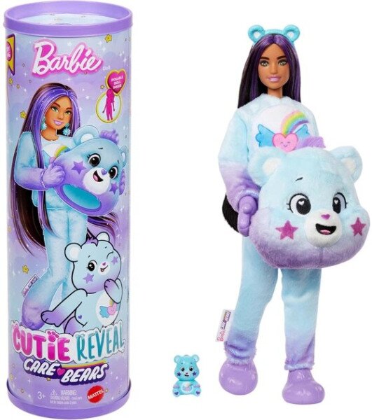 Купити Лялька Barbie "Cutie Reveal" серії "Care Bears: нова хвиля" – ведмедик Мрійник JFV61 Різнокольоровий Артикул: 194735306275 Фото №1