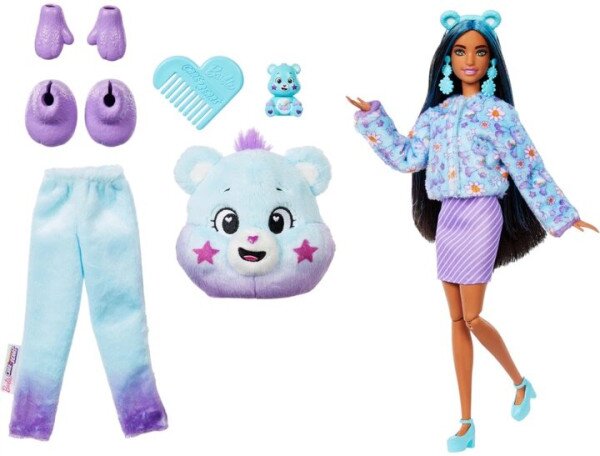 Купити Лялька Barbie "Cutie Reveal" серії "Care Bears: нова хвиля" – ведмедик Мрійник JFV61 Різнокольоровий Артикул: 194735306275 Фото №2