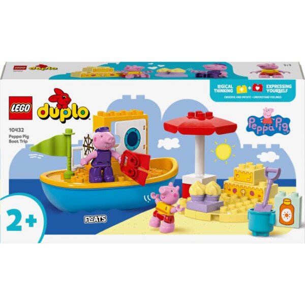 Конструктор LEGO Морская прогулка Пеппы на лодке 10432 23 детали Разноцветный