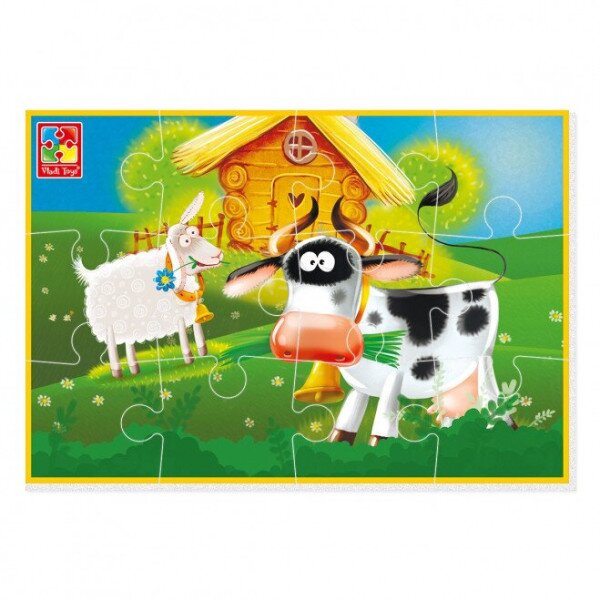 М&#039;які пазли А5 &quot;Ферма&quot; Vladi Toys VT1103-97 (4820234764488)