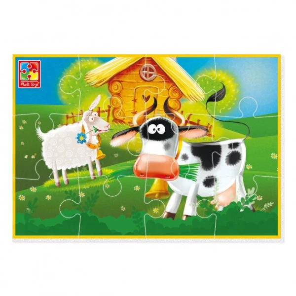 Мягкие пазлы А5 &quot;Ферма&quot; Vladi Toys VT1103-97 (4820234764488)