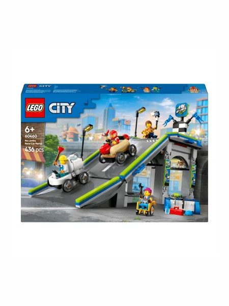 Купити Конструктор LEGO Жодних обмежень: Автодром для гоночних автомобілів 60460 436 ел. Різнокольоровий Артикул: 5702017812601 Фото №1