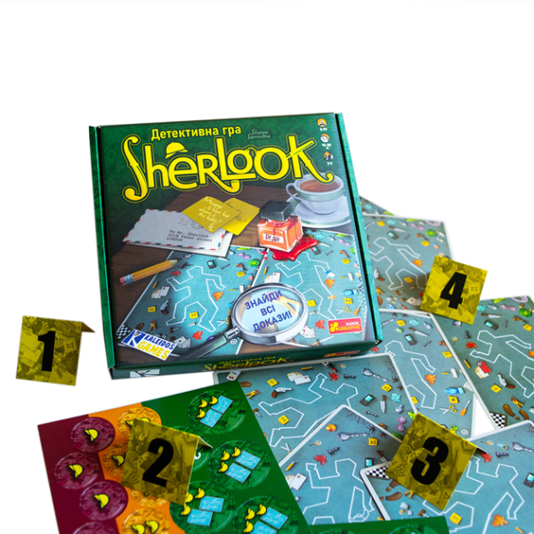Купить Настільна Детективна гра "Sherlook" Ранок 10120181У Різнокольоровий​ Артикул: 4823076153885 Фото №2