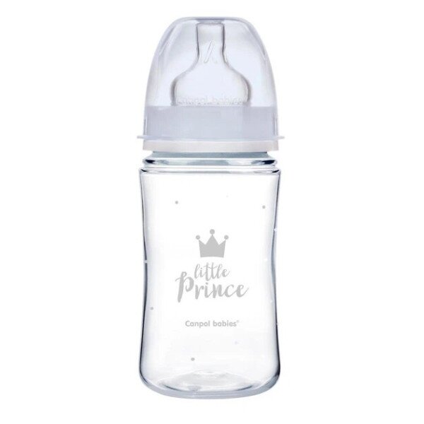 Купить Бутылочка антиколиковая с широким отверстием Canpol babies 35/234_blu 240 мл Синий Артикул: 2000904383382 Фото №1