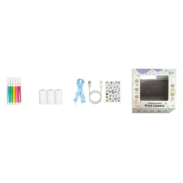 Купити Дитячий Фотоапарат-принтер "Динозавр" DIY TOYS CJ-4978946-B Блакитний Артикул: 6900072321789 Фото №2