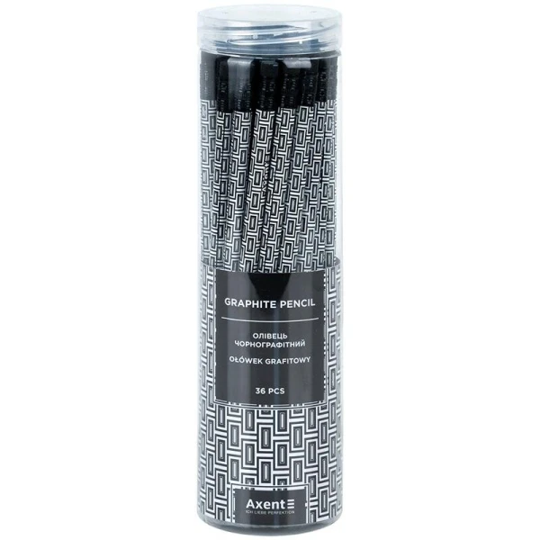 Купить Карандаш графитный Axent 9009/36-16-A/ 9009-HB Разноцветный Артикул: 4063276153609 Фото №2