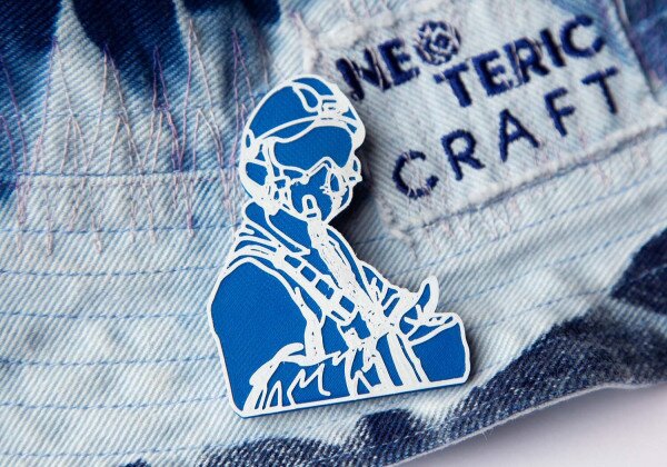 Значок NeoTeric Craft &quot;Привид Києва&quot; Синій (2000989114406)
