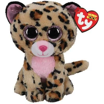 М&#039;яка іграшка TY Beanie Boos Леопард &quot;LIVVIE&quot; 36490 25 см Різнокольоровий