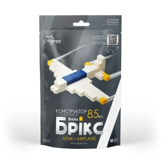 Конструктор Літак &quot;Брікс&quot; Tigres 40003 85 ел. (4820251102034)