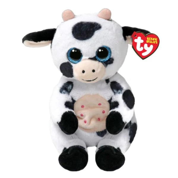 Мягкая игрушка TY BEANIE BELLIES Корова «COW» 41287 Разноцветный