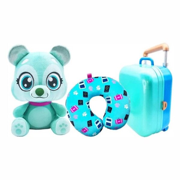 Купити Іграшковий набір з валізкою Romy Lovable Luggables 2511005 Різнокольоровий Артикул: 815887029538 Фото №2