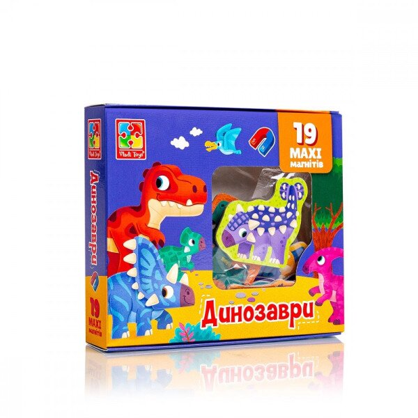 Купить Набор магнитов "Динозавры" Vladi Toys VT3106-23 (4820234762712) Артикул: 4820234762712 Фото №1