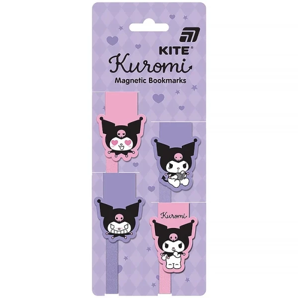 Купити Набір магнітних закладок-лясе Kuromi Kite HK26-497-2 Різнокольоровий Артикул: 4063276315717 Фото №1