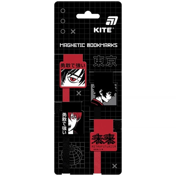 Купити Набір магнітних закладок-лясе Tokyo Kite K26-497-2 Різнокольоровий Артикул: 4063276315694 Фото №1