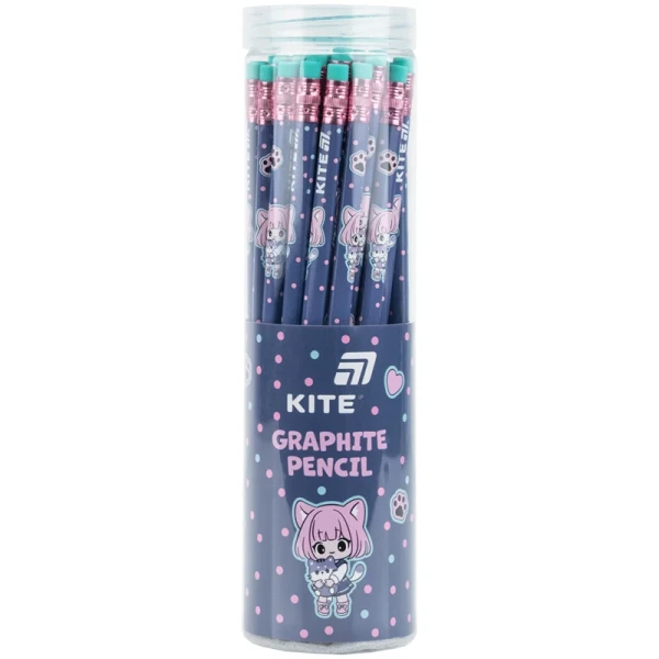 Купити Олівець графітний з гумкою Be Friends Kite K26-046-1 Різнокольоровий Артикул: 4063276348784 Фото №2