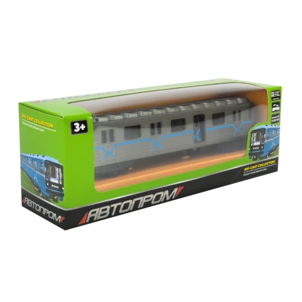 Купить Игрушка вагон-метро АВТОПРОМ 7875 Серый Артикул: 2000999351464 Фото №2