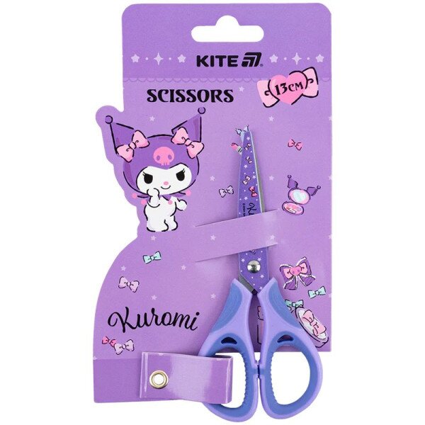 Ножницы детские с резиновыми вставками Kuromi Kite HK25-148 Разноцветный