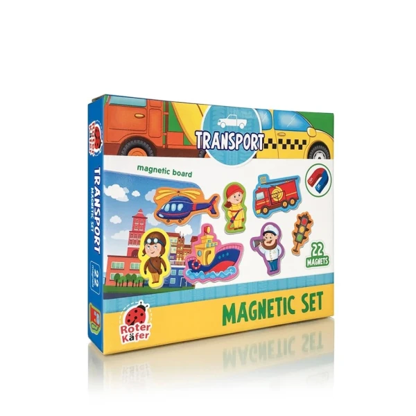 Набор магнитов с доской &quot;Transport&quot; Vladi Toys RK2090-04 (5903858960364)