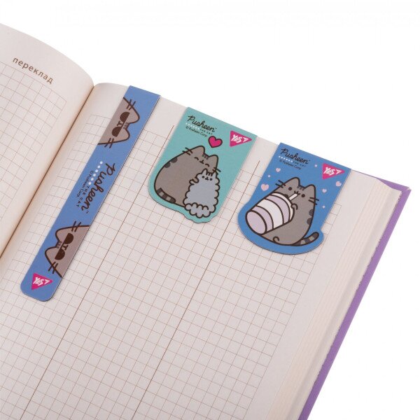 Купить Закладки магнитные Yes "Pusheen" 708348 3 шт Разноцветный Артикул: 5056574450562 Фото №2
