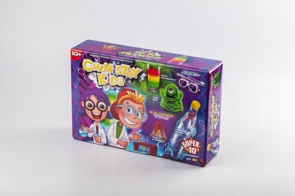 Набор опытов &quot;CHEMISTRY KIDS&quot; укр 7905 CHK-01-01U, 02U, 03U, 04U (2400677284013)