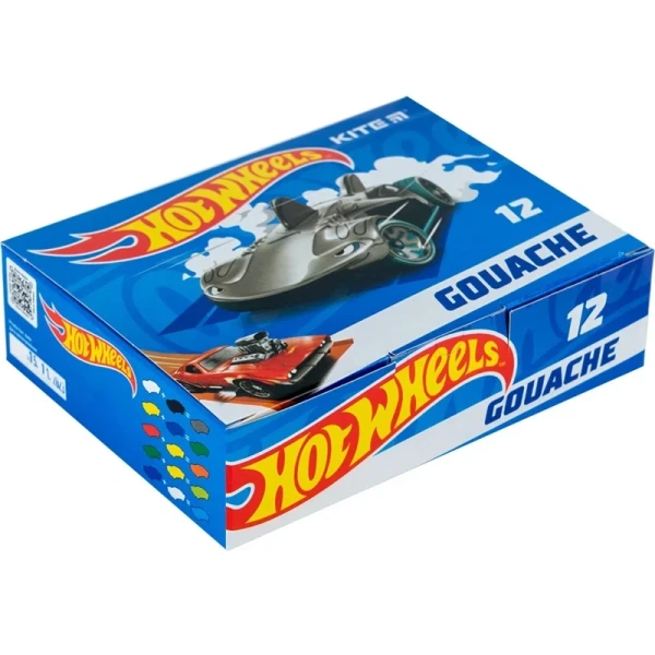 Краски Гуаш Hot Wheels Kite HW23-063 12 цветов