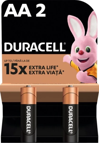 Батарейки Duracell 5015103 AA (LR6) 1.5V 2 шт (5000394076921)